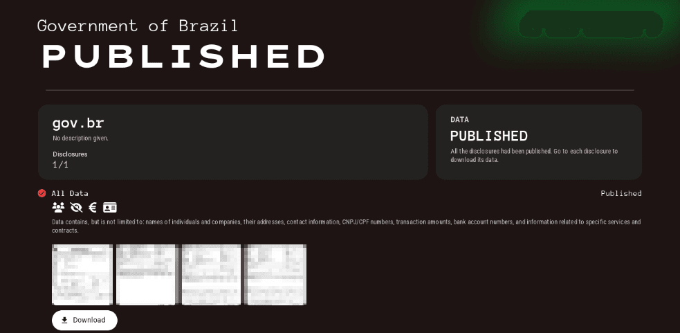 Рисунок 2. Объявление на теневом форуме об успешной атаке KillSec на gov.br