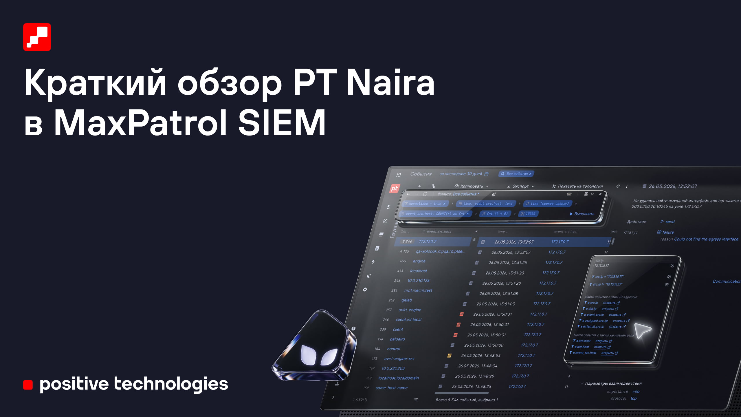 Краткий обзор PT Naira в MaxPatrol SIEM